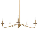 Modern Gold Chandelier, 5 Lights Chandelier